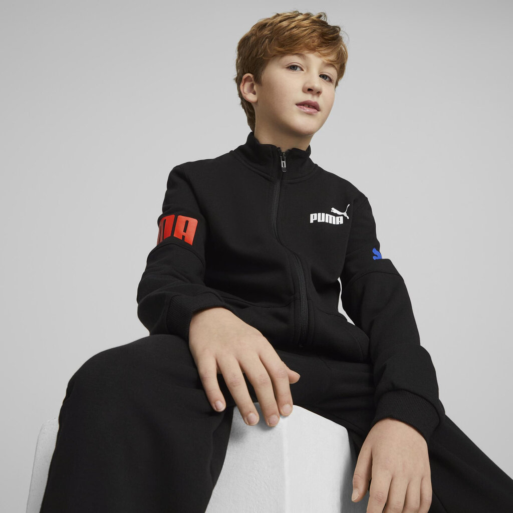 Puma Urheiluasu Power Sweat Black 674265 94 hinta ja tiedot | Poikien kokoasut ja setit | hobbyhall.fi