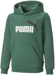 Puma Jumpperi Ess + 2 Col Big Logo Green 586987 37 hinta ja tiedot | Poikien puserot, liivit ja jakut | hobbyhall.fi