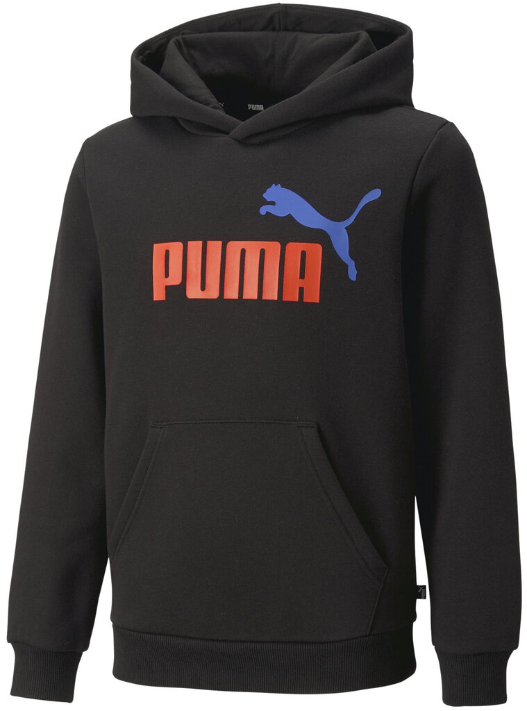 Puma Jumpperi Ess + 2 Col Big Logo Black 586987 61 hinta ja tiedot | Poikien puserot, liivit ja jakut | hobbyhall.fi