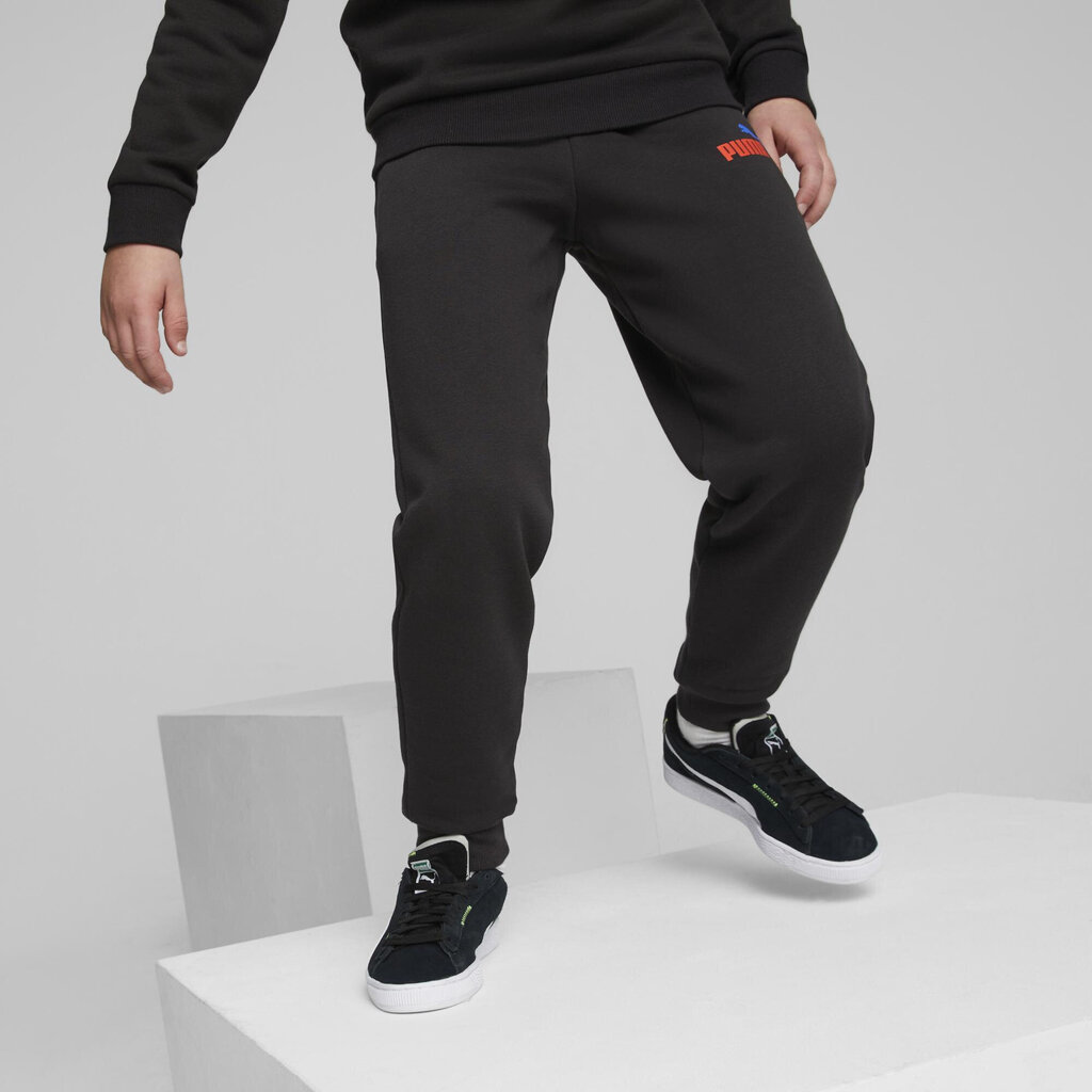 Puma Housut Ess + 2 Col Logo Pants Black 586988 61 hinta ja tiedot | Poikien housut | hobbyhall.fi