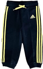 Adidas Housut I ESS KN PANT Black Yellow F49789 hinta ja tiedot | Poikien housut | hobbyhall.fi