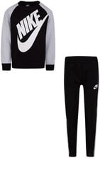 Nike Urheiluasu Oversized Futura Crew Set White Black 86F563 023 hinta ja tiedot | Poikien kokoasut ja setit | hobbyhall.fi