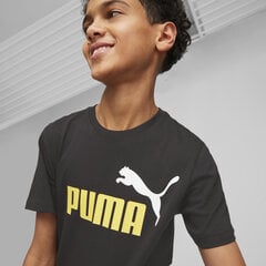 Puma T-paita Ess+ 2 Col Logo Tee Black 586985 91 hinta ja tiedot | Poikien paidat | hobbyhall.fi