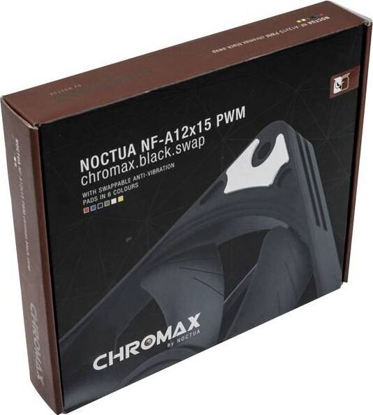 Noctua NF-A12x15 PWM CH.BK.S hinta ja tiedot | Tietokoneen tuulettimet | hobbyhall.fi