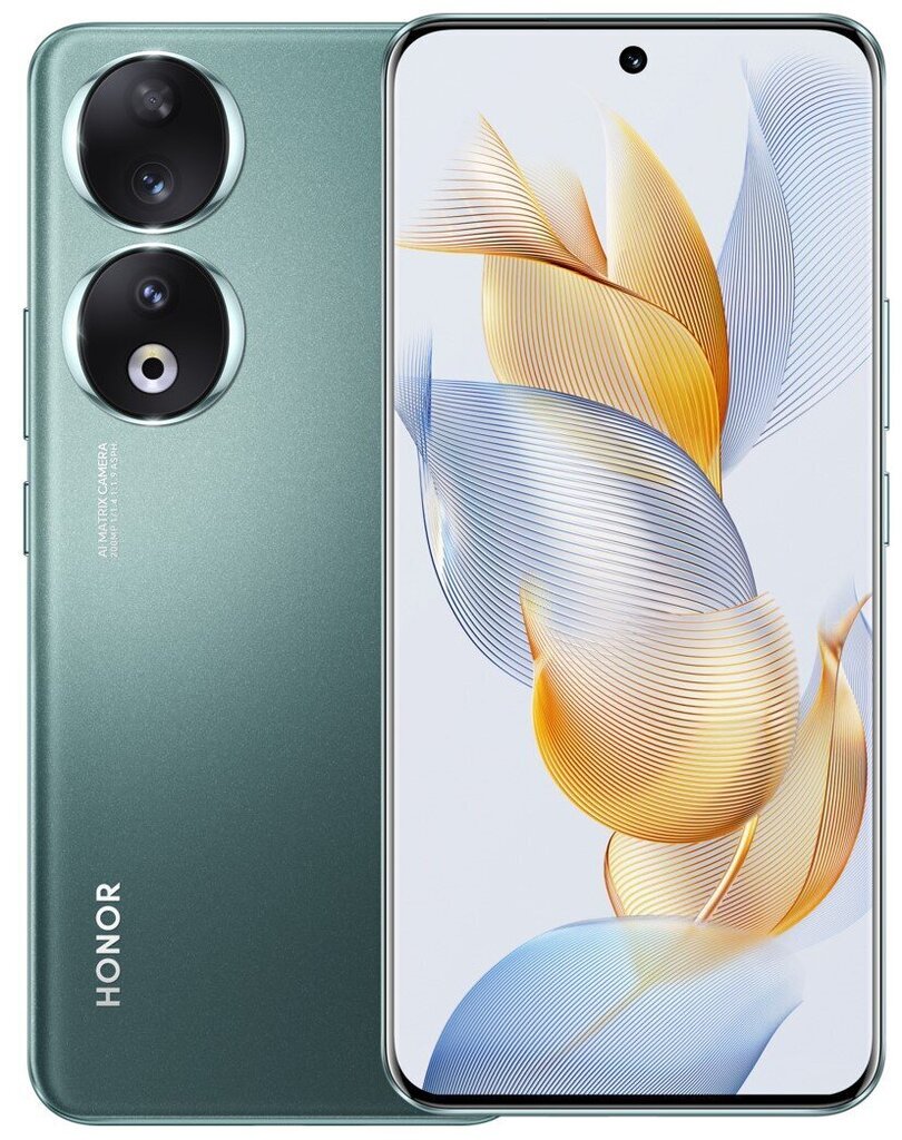 Honor 90 5G 12/512GB Emerald Green 5109ATQN hinta ja tiedot | Matkapuhelimet | hobbyhall.fi