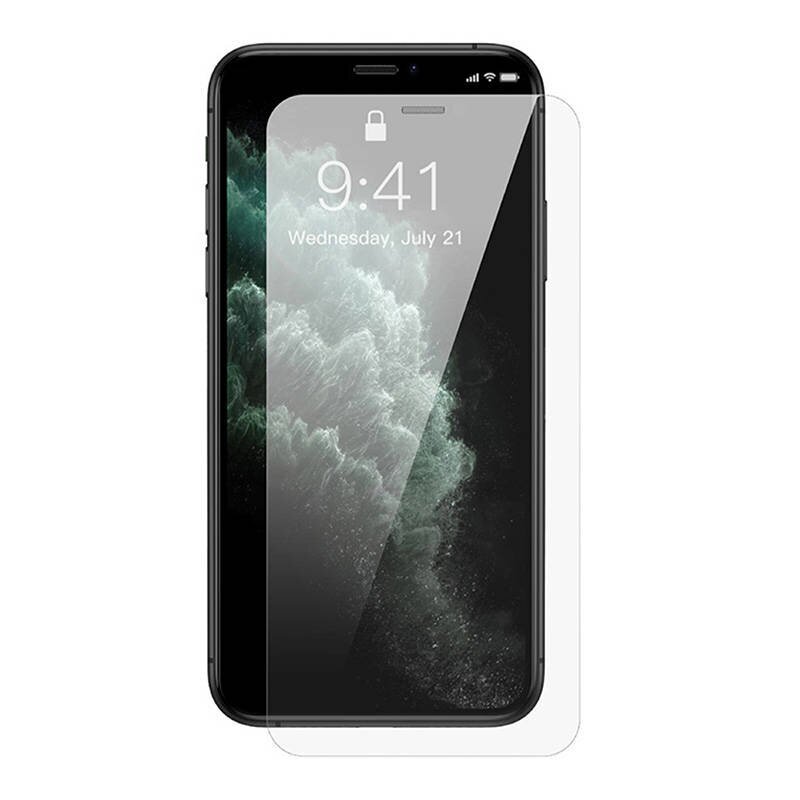 2x Baseus Crystal Tempered Glass 0,3mm iPhone X|XS:lle hinta ja tiedot | Näytönsuojakalvot ja -lasit | hobbyhall.fi