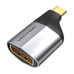 Vention USB-C - DisplayPort Vention TCCH0 (musta) hinta ja tiedot | VENTION Tietokoneiden lisävarusteet | hobbyhall.fi