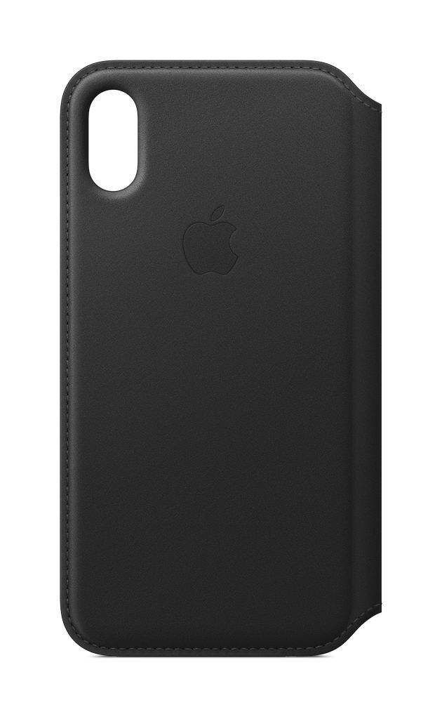 Apple iPhone X nahkainen suojakotelo musta, MQRV2ZM/A hinta ja tiedot | Puhelimen kuoret ja kotelot | hobbyhall.fi