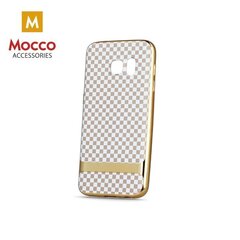 Suojakotelo Mocco Blocks pinnoitettu silikoni Sopii Apple iPhone 7/8:lle, läpinäkyvä / kulta hinta ja tiedot | Puhelimen kuoret ja kotelot | hobbyhall.fi