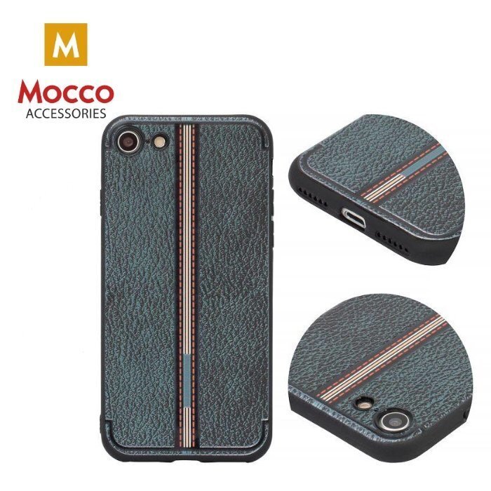 Suojakuori Mocco Trendy Grid And Stripes Silicone Back Case Apple iPhone X Black (Pattern 3) hinta ja tiedot | Puhelimen kuoret ja kotelot | hobbyhall.fi