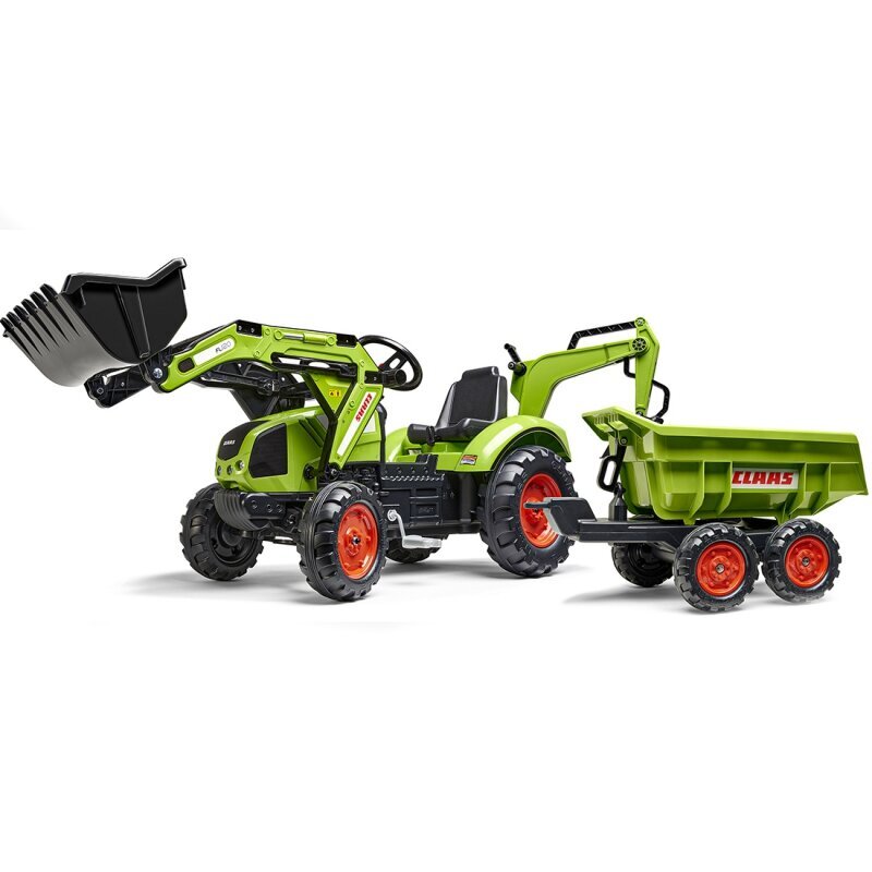 Minam-traktori ja perävaunu, CLAAS Falk hinta ja tiedot | Poikien lelut | hobbyhall.fi