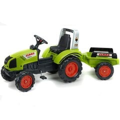 Minam traktori perävaunun kanssa, vihreä, Flak hinta ja tiedot | Poikien lelut | hobbyhall.fi