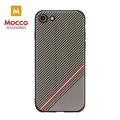 Suojakuori Mocco Trendy Grid And Stripes Silicone Back Case Apple iPhone X Brown (Pattern 1) hinta ja tiedot | Puhelimen kuoret ja kotelot | hobbyhall.fi