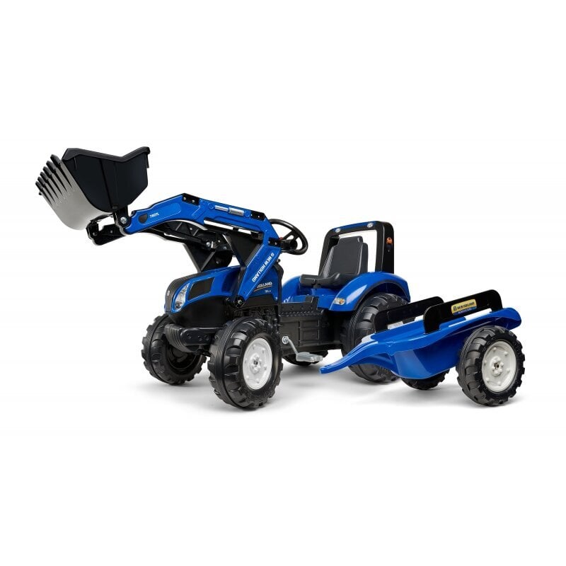 Minam-traktori perävaunulla, New Holland Falk hinta ja tiedot | Poikien lelut | hobbyhall.fi