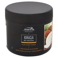 Virkistävä hiusnaamio kookoksen tuoksulla Joanna Professional 500 g hinta ja tiedot | Naamiot, öljyt ja seerumit | hobbyhall.fi