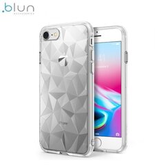 Blun 3D Prism Shape Super Thin Silicone Back cover case for Xiaomi Redmi 5A Transparent hinta ja tiedot | Puhelimen kuoret ja kotelot | hobbyhall.fi