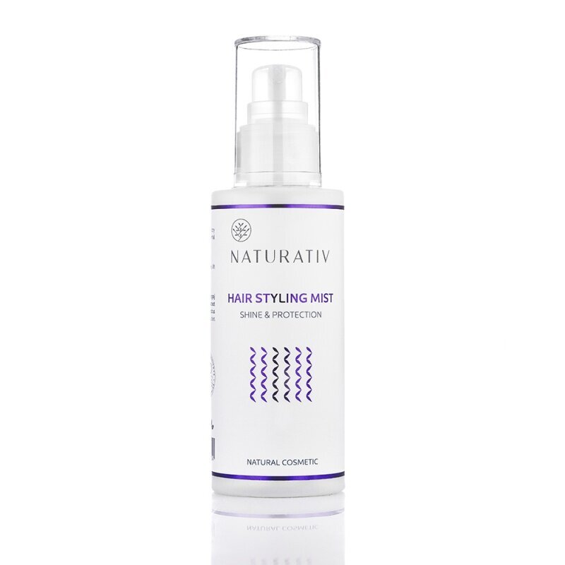 Hiusmuotoilusuihke Naturativ Hair Styling Mist Shine Protection, 125ml hinta ja tiedot | Kampaamotuotteet | hobbyhall.fi