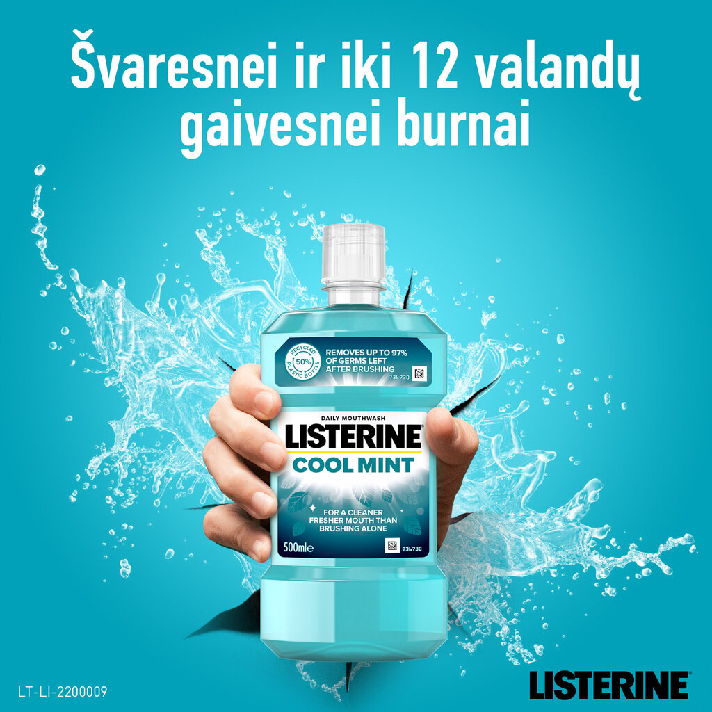 Suuvesi LISTERINE ZERO 500ml hinta ja tiedot | Suuhygienia | hobbyhall.fi