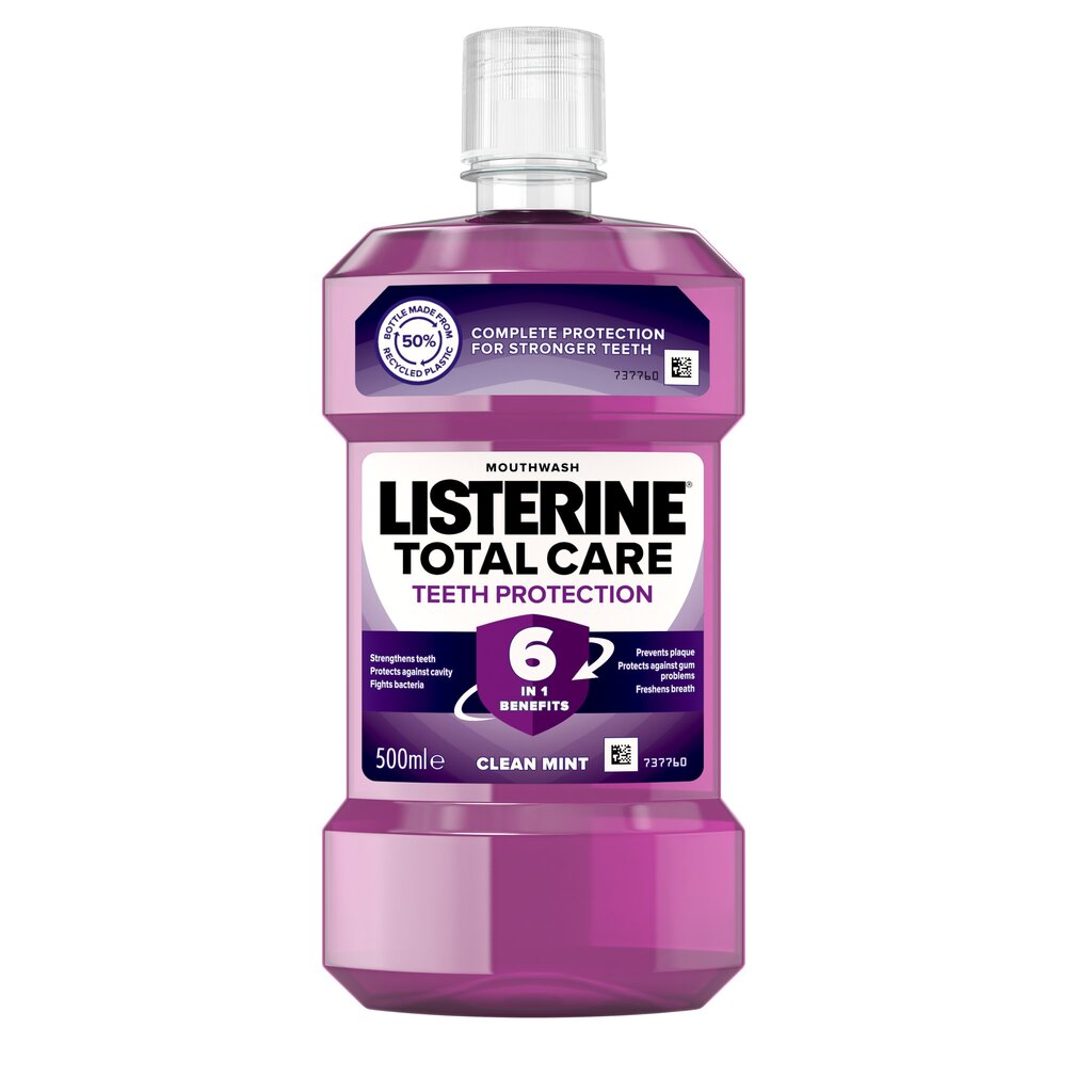 Suuvesi Listerine Total Care 500 ml hinta ja tiedot | Suuhygienia | hobbyhall.fi