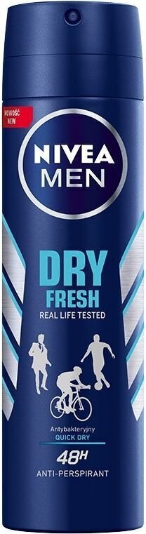Suihkedeodorantti naisille Nivea Dry Fresh, 150 ml hinta ja tiedot | Deodorantit | hobbyhall.fi