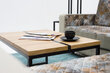 Sohvapöytä Kiwi 90 cm, ruskea hinta ja tiedot | Sohvapöydät | hobbyhall.fi