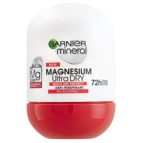 Antiperspirant roll-on naisille magnesiumilla (Magnesium Ultra Dry) 50 ml hinta ja tiedot | Deodorantit | hobbyhall.fi