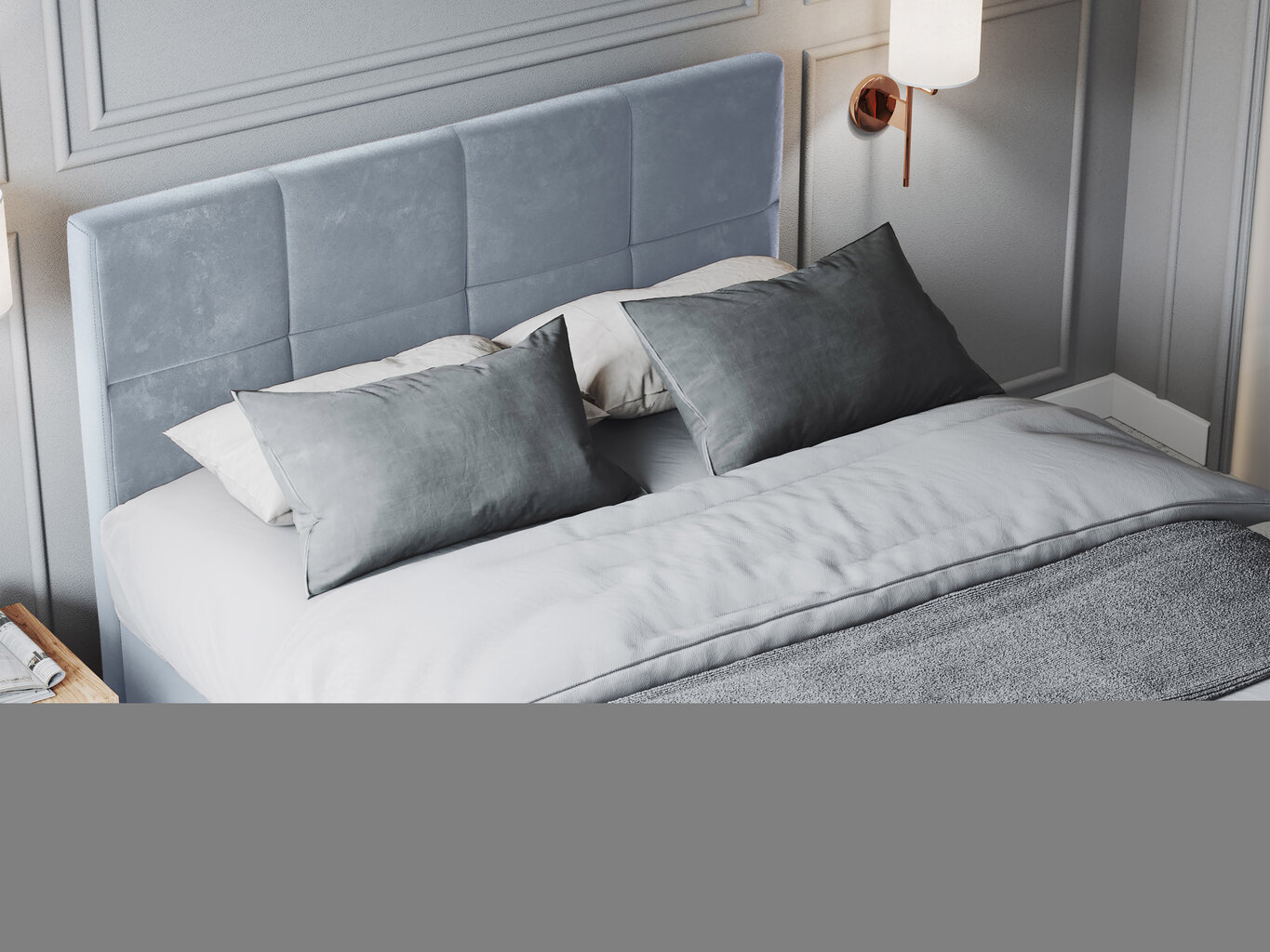 Sänky Mazzini Beds Mimicry 180x200 cm, vaaleansininen hinta ja tiedot | Sängyt | hobbyhall.fi