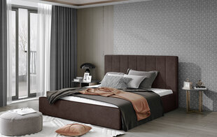 Sänky NORE Audrey 02, 140x200cm, ruskea hinta ja tiedot | Sängyt | hobbyhall.fi