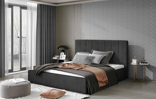 Sänky NORE Audrey 04, 140x200cm, tummanharmaa hinta ja tiedot | Sängyt | hobbyhall.fi