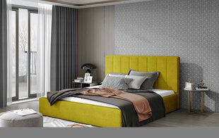 Sänky NORE Audrey 13, 140x200cm, keltainen hinta ja tiedot | Sängyt | hobbyhall.fi
