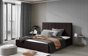 Sänky NORE Audrey 09, 160x200cm, tummanruskea hinta ja tiedot | Sängyt | hobbyhall.fi