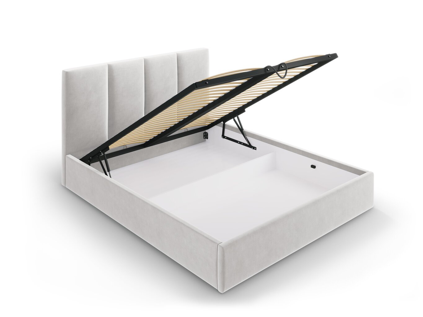 Sänky Mazzini Beds Juniper 160 cm x 200 cm, vaaleanharmaa hinta ja tiedot | Sängyt | hobbyhall.fi