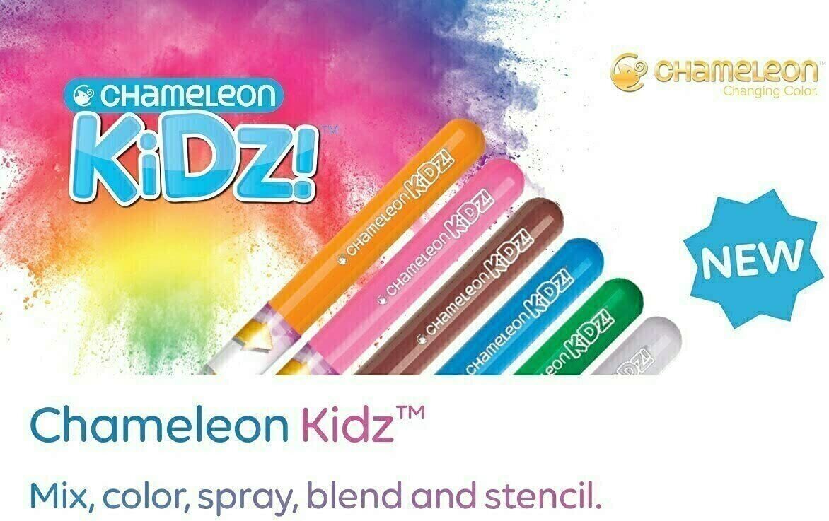 Luova tussisarja Chameleon Kidz Blend & Spray Blend & Spray hinta ja tiedot | Taide- ja askartelutarvikkeet | hobbyhall.fi