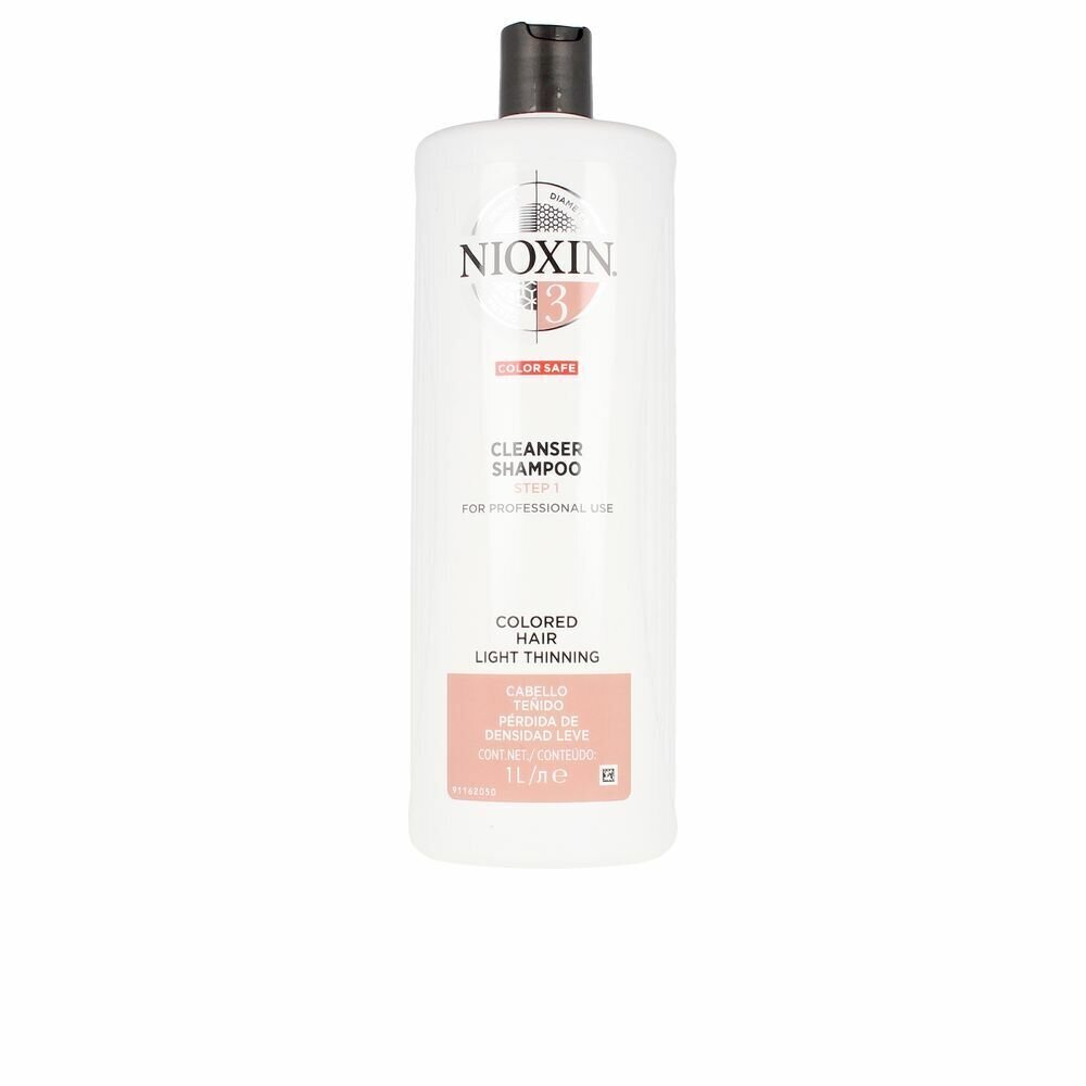 Syväpuhdistava shampoo Nioxin System 3 (1000 ml) hinta ja tiedot | Shampoot | hobbyhall.fi