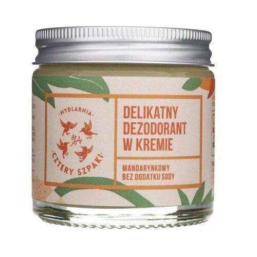 Deodorantti ilman soodaa Mydlarna Cztery Szpaki Mandariini, 60 ml hinta ja tiedot | Deodorantit | hobbyhall.fi