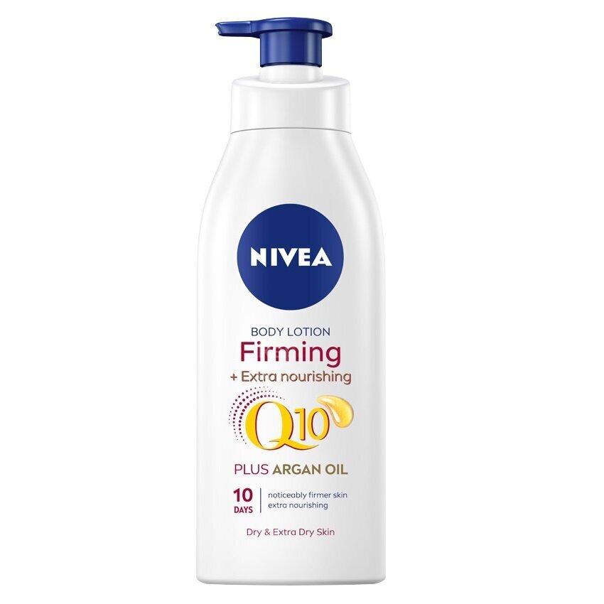 Ravitseva vartalovoide pumpulla Nivea Q10, 400 ml hinta ja tiedot | Vartalovoiteet ja -emulsiot | hobbyhall.fi