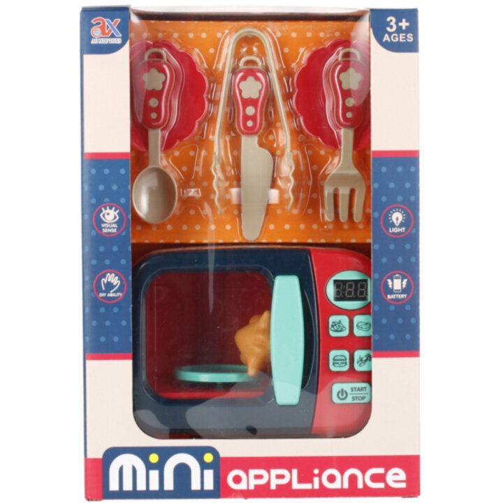 Mini Appliance lelu mikroaaltouuni valolla ja äänellä hinta ja tiedot | Tyttöjen lelut | hobbyhall.fi