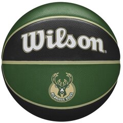 Koripallot Wilson NBA Team Milwaukee Bucks Ball, unisex, vihreä hinta ja tiedot | Wilson Urheilu ja vapaa-aika | hobbyhall.fi