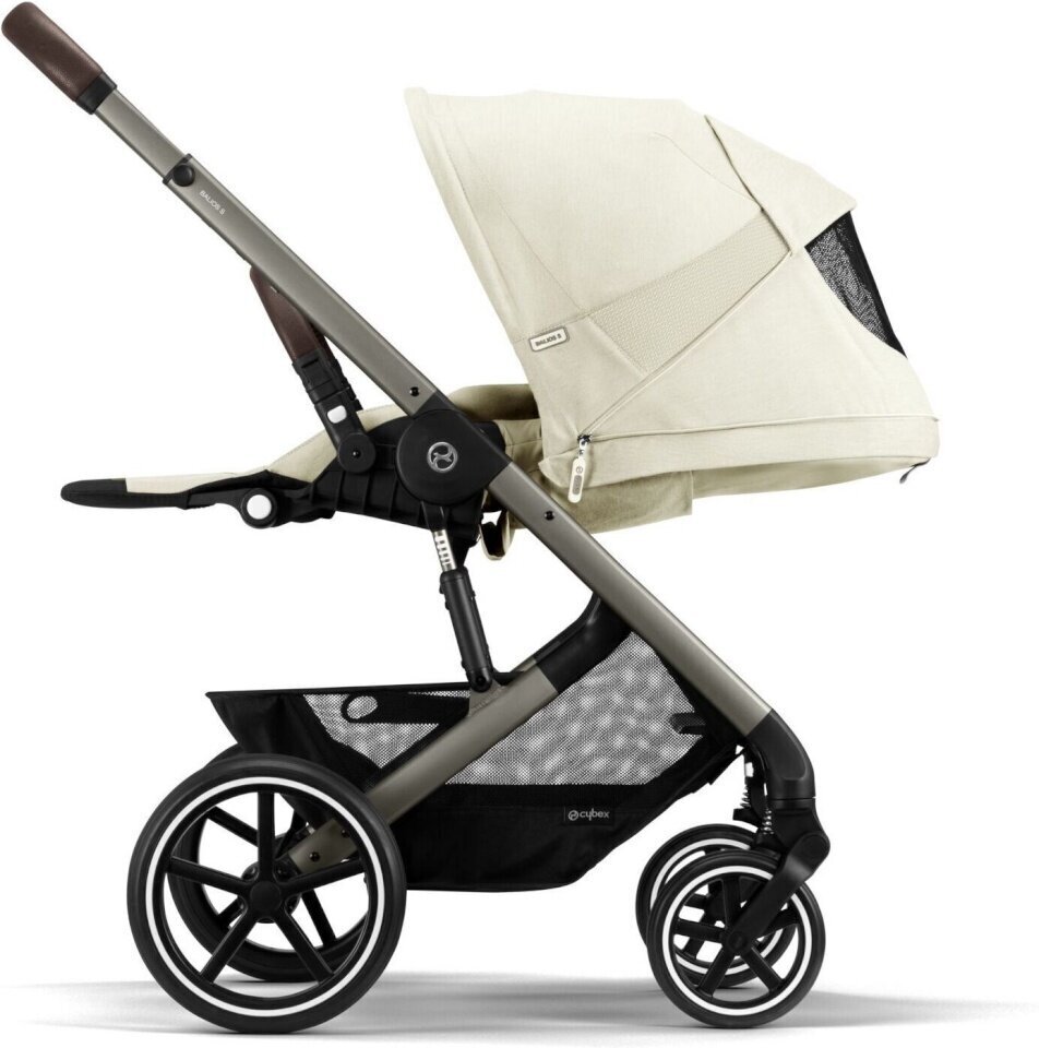 Cybex-rattaat Balios S Lux Seashell Beige, beige hinta ja tiedot | Vaunut ja rattaat | hobbyhall.fi