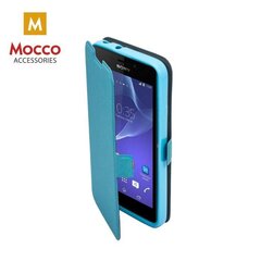 Mocco Shine Book Case For Xiaomi Pocophone F1 Blue. hinta ja tiedot | Puhelimen kuoret ja kotelot | hobbyhall.fi