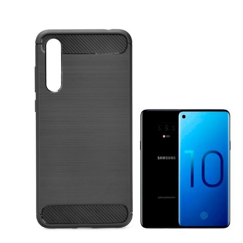 Matkapuhelimen kotelo Samsung Galaxy S10 Black hinta ja tiedot | Puhelimen kuoret ja kotelot | hobbyhall.fi