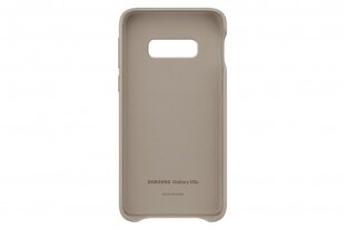 Samsung Galaxy S10e Leather Cover VG970LJE Grey hinta ja tiedot | Puhelimen kuoret ja kotelot | hobbyhall.fi