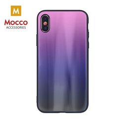 Mocco Aurora Glass Silicone Back Case for Apple iPhone 6 Plus / 6S Plus Pink - Black hinta ja tiedot | Puhelimen kuoret ja kotelot | hobbyhall.fi