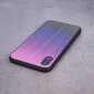 Mocco Aurora Glass Silicone Back Case for Apple iPhone 6 Plus / 6S Plus Pink - Black hinta ja tiedot | Puhelimen kuoret ja kotelot | hobbyhall.fi