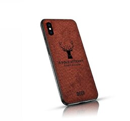 Apple iPhone XS Max suojakuori Mocco Deer, ruskea (EU Blister) hinta ja tiedot | Puhelimen kuoret ja kotelot | hobbyhall.fi