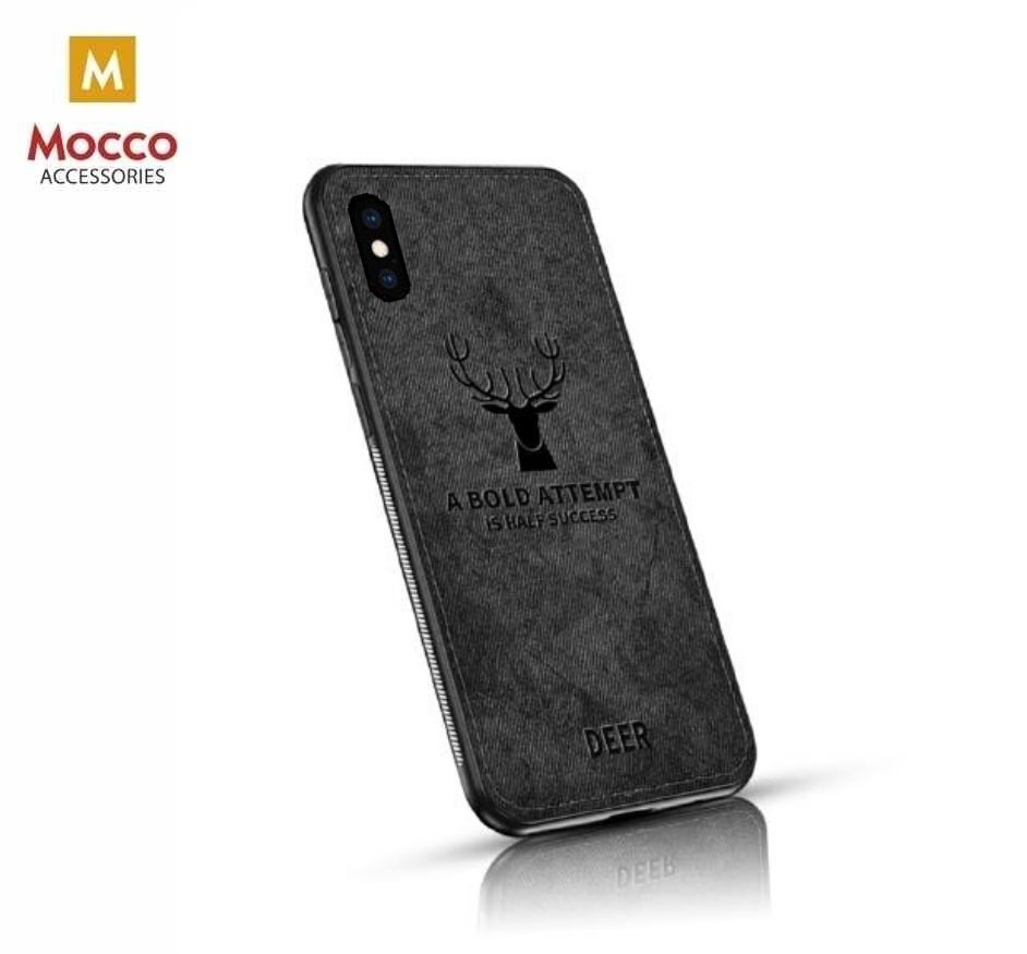 Apple iPhone XS Max suojakuori Mocco Deer, musta (EU Blister) hinta ja tiedot | Puhelimen kuoret ja kotelot | hobbyhall.fi