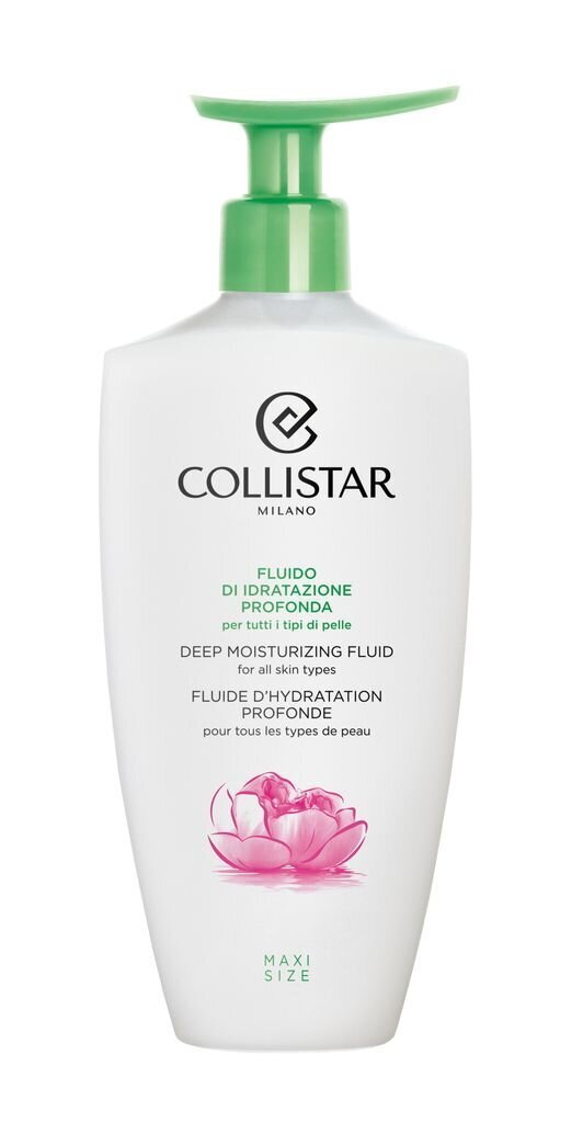 Collistar Deep Moisturizing Fluid Syvä kosteuttava vartalovoide 400 ml hinta ja tiedot | Vartalovoiteet ja -emulsiot | hobbyhall.fi