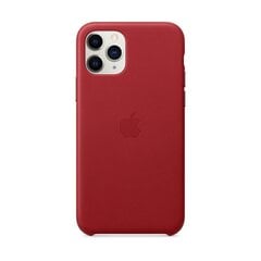Apple iPhone 11 Pro Leather Cover (PRODUCT)RED hinta ja tiedot | Puhelimen kuoret ja kotelot | hobbyhall.fi
