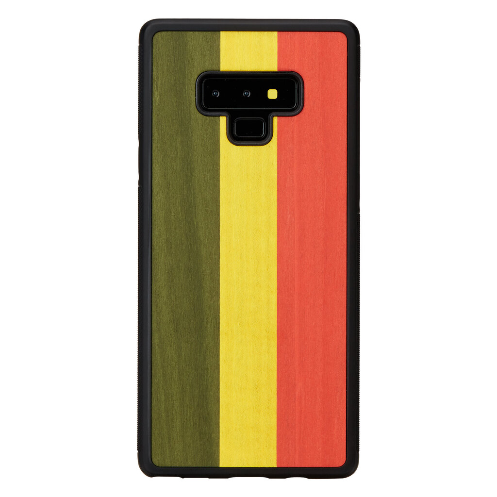 Samsung Galaxy Note 9 suojakuori Man&Wood, Reggae, musta hinta ja tiedot | Puhelimen kuoret ja kotelot | hobbyhall.fi