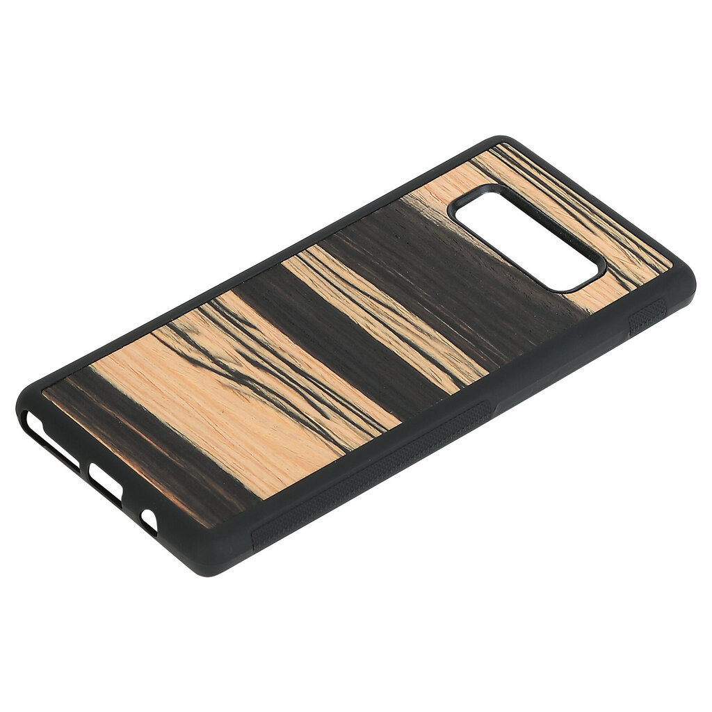 Samsung Galaxy Note 8 suojakuori Man&Wood, White ebony, musta hinta ja tiedot | Puhelimen kuoret ja kotelot | hobbyhall.fi
